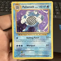 Pokemon TCG Poliwrath Holo Rare Card 25/108 Evolutions 2016 - Image 1