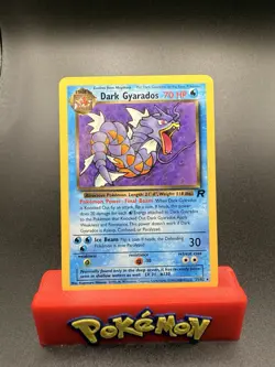 Dark Gyarados 25/82 Non-Holo Rare Team Rocket Vintage Pokemon Card TCG LP - Image 1