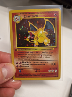 Charizard 1st Edition Base Set Style 1999, Custom Prxy Fan Card – Read Desc - Image 1