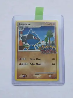Lucario lv.41 Pokemon TCG Rumble 12/16 Card, Excellent Condition - Image 1
