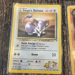 Pokemon TCG Vintage Lot 12 Cards Base set Holo Scyther Ex 102/109 - Image 4