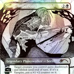 Sorin, Imperious Bloodlord (Borderless) - MTG - SLD - 1244 - MYTHIC ~ NM - Image 1