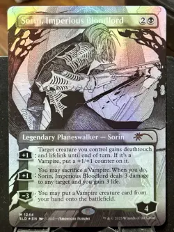 Sorin, Imperious Bloodlord (Borderless) - MTG - SLD - 1244 - MYTHIC ~ NM - Image 3