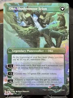 Oko, Lorwyn Liege (Borderless) - FOIL - MTG - ECL - 0287 - MYTHIC ~ NM - Image 4