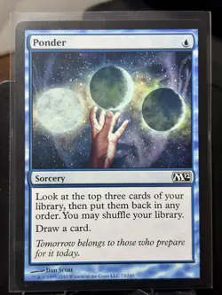 Ponder x2 - Reg - MTG - M12 - 73/249 - COMMON ~ NM - Image 5