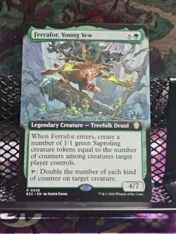 Ferrafor, Young Yew (Extended Art) 0036 Commander: Lorwyn Eclipsed ECC MTG - Image 1