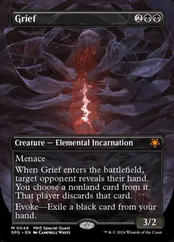 1x Grief ~~ Borderless Light Play, English Special Guests MTG Magic - Image 1
