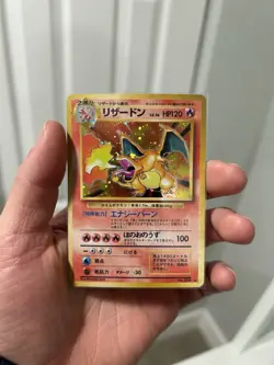 Pokemon TCG 1996 Charizard Base Set Holo Rare #006 Japanese Edition Ungraded - Image 1
