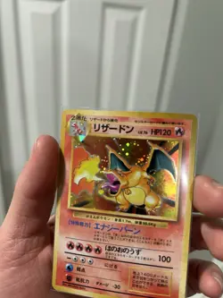 Pokemon TCG 1996 Charizard Base Set Holo Rare #006 Japanese Edition Ungraded - Image 3