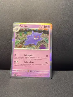 Gengar 094/165 S&V Scarlet & Violet 151 Holo POKEMON RARE TCG PSYCHIC ENERGY - Image 1