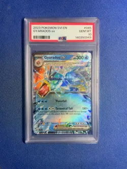 2023 Pokemon svi en Gyarados ex #045 PSA 10 - Image 1