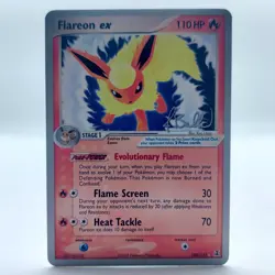 Pokemon TCG Karte - Flareon ex 108/113 Jimmy Ballard World Championships 2006 - Image 1