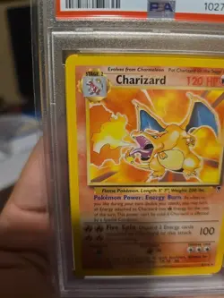 2002 Pokemon Charizard #3 Psa 10 Non Holo Legendary Collection Lava Theme Deck - Image 4