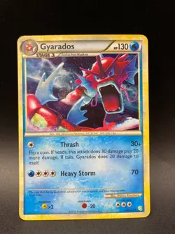 Gyarados (Shiny) 123/123 - Pokemon HeartGold & SoulSilver Holo Rare Pokemon TCG - Image 1