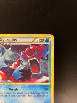 Gyarados (Shiny) 123/123 - Pokemon HeartGold & SoulSilver Holo Rare Pokemon TCG - Image 3