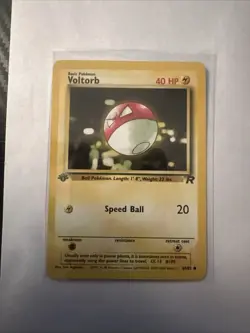 Voltorb 69/82 1st Edition Pokemon Team Rocket Set Vintage NM - Image 1