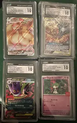 Pokemon TCG Graded Gem Mint 10 Lot Stained Glass Birds And More - Image 1