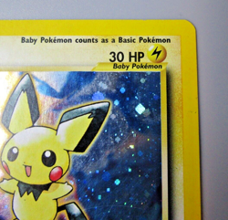 Pichu #12/111 1st First Edition Neo Genesis Holofoil LP 2000 Pokemon TCG - Image 2