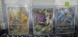 Pokemon TCG: Pokemon Center Stamped Promo Lot - Mimikyu, N’s Zorua & Iron Bundle - Image 1
