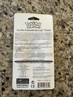 1999 Wizards Of The Coast Pokemon Jungle Blister Pack Flareon Art SEALED NEW - Image 2