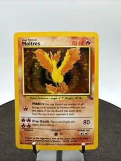 Pokemon TCG Moltres 12/62 Holo Unlimited Rare Fossil Set 🔥 - Image 1