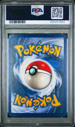 1999 POKEMON FOSSIL 1ST ED #4 DRAGONITE-HOLO PSA 8 - Image 2