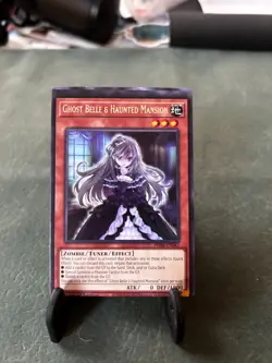 Yugioh Ghost Belle & Haunted Mansion PHRE-EN043 Miscut Misprint Error Copy B - Image 1
