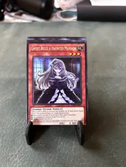 Yugioh Ghost Belle & Haunted Mansion PHRE-EN043 Miscut Misprint Error Copy C - Image 1