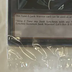 Yugioh Token - Yusei & Junk Warrior TKN5-EN034 Foil Factory Sealed - Image 4