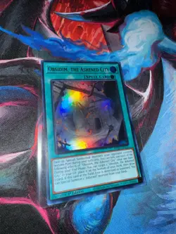 Yugioh Obsidim, The Ashened City MP25-EN176 1st Ed NM - Image 1