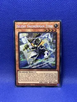 2020 Yu-Gi-Oh First Edition Silent Swordsman Zero Holo MP25-EN059 NM/MINT - Image 1