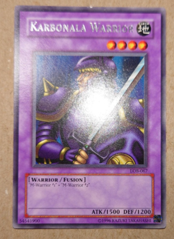 Karbonala Warrior Lob-067 The Legend of Blue Eyes White Dragon Yu-Gi-Oh! - Image 1