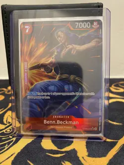 2024 One Piece Emperors In New World Benn Beckman Alt Art #OP09-009 - Image 1