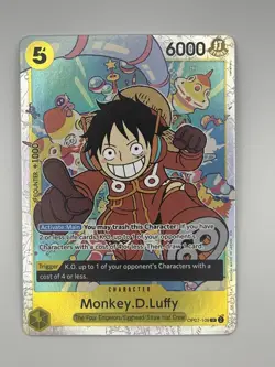 One Piece TCG Monkey D. Luffy OP07-109 SR NM English 500 Years in the Future - Image 1
