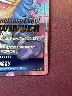 Buggy P-084 Release Event Winner Promo One Piece English NM - Image 5