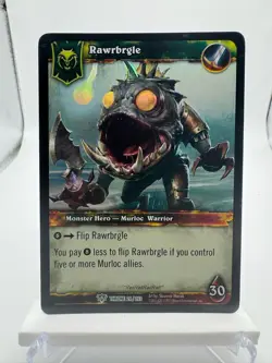 World of Warcraft TCG Throne Foil Hero Rawrbrgle - Image 1