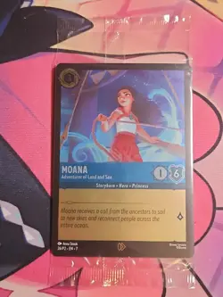 Disney Lorcana TCG 26/P2 Promo CINEMARK Moana 2 MOVIE US Release - Image 1