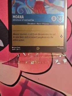Disney Lorcana TCG 26/P2 Promo CINEMARK Moana 2 MOVIE US Release - Image 5