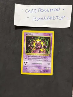 Pokemon Card Mewtwo 14-no Holo-promo-ita-nm! - Image 1