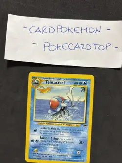 Pokemon Card Tentacruel 10/18 Southern Islands-Eng-No Holo-Nm! - Image 2