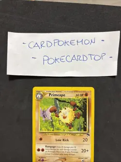 Pokemon Card Primeape 18/18 - Southern Island - Eng-No Holo-Exc! - Image 2