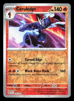 Ceruledge 035/191 Surging Sparks NM Reverse Holo Pokemon Card TCG - Image 1