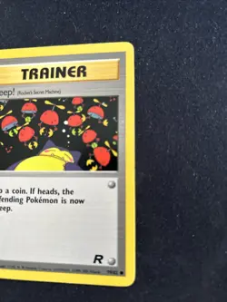 Sleep! 79/82 Team Rocket Set Pokemon Trainer Card Common - Image 3