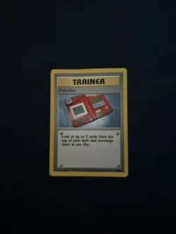 Pokedex 87/102 Original Base Set Pokemon Trainer Card Uncommon AW - Image 2