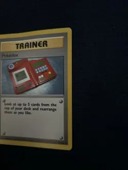 Pokedex 87/102 Original Base Set Pokemon Trainer Card Uncommon AW - Image 3