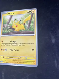 Pikachu 25/165 - Pokemon Trading Card - Scarlet & Violet 151 - Image 3