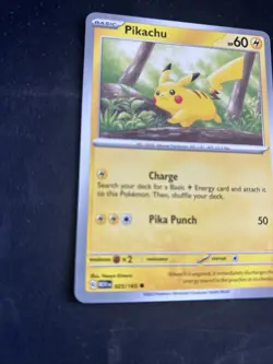 Pikachu 25/165 - Pokemon Trading Card - Scarlet & Violet 151 - Image 4