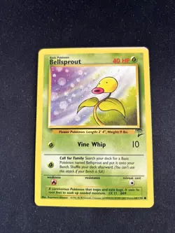 Bellsprout - 66/130 Pokemon Card Base Set 2 - Image 1