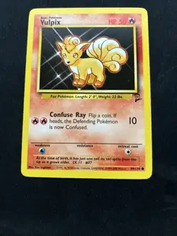 Vulpix 99/130 Base Set 2 Pokemon Card - Image 4
