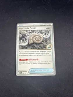 Helix Fossil 153/165 Pokemon Trainer Card Scarlet & Violet 151 Regular - Image 2